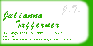 julianna tafferner business card